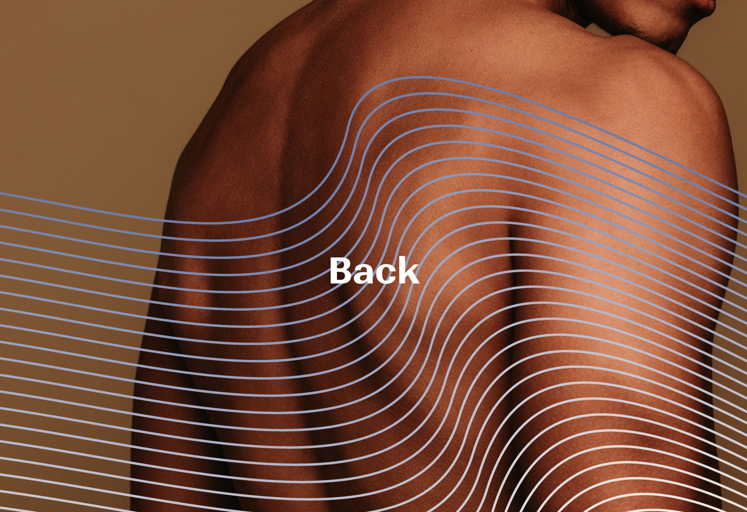 Man experiencing the freedom of a hair-free back after laser removal