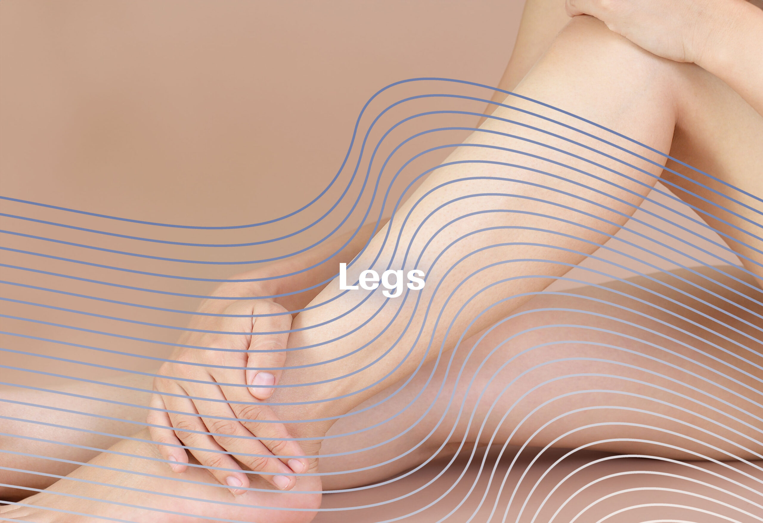woman with silky smooth legs after laser hair removal